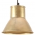 Lampa wisząca, 25 W, kolor mosiądzu, okrągła, 17 cm, E27