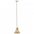 Lampa wisząca, 25 W, kolor mosiądzu, okrągła, 17 cm, E27