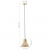 Lampa wisząca, 25 W, kolor mosiądzu, okrągła, 17 cm, E27