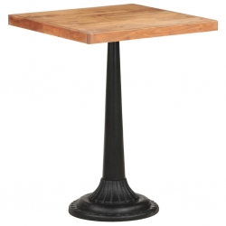 Stolik bistro, 60x60x76 cm, lite drewno akacjowe