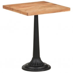 Stolik bistro, 60x60x76 cm, lite drewno akacjowe