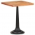 Stolik bistro, 60x60x76 cm, lite drewno akacjowe
