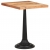 Stolik bistro, 60x60x76 cm, lite drewno akacjowe