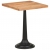 Stolik bistro, 60x60x76 cm, lite drewno akacjowe