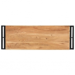 Stolik typu konsola, 90 x 30 x 75 cm, lite drewno akacjowe