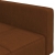 2- osobowa sofa rozkładana, brązowa, obita mikrofibrą