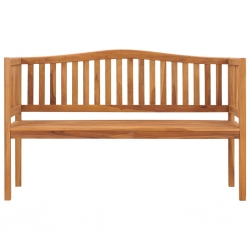 Ławka ogrodowa, 150 cm, lite drewno tekowe