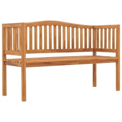 Ławka ogrodowa, 150 cm, lite drewno tekowe