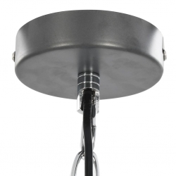 Lampy sufitowe, 2 szt., szare, okrągłe, E27
