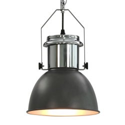 Lampy sufitowe, 2 szt., szare, okrągłe, E27