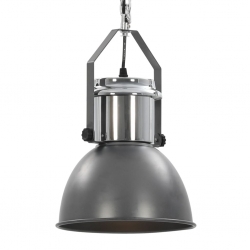 Lampy sufitowe, 2 szt., szare, okrągłe, E27