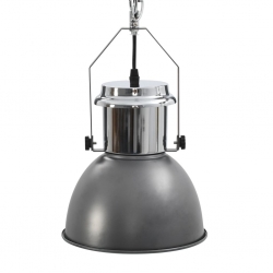 Lampy sufitowe, 2 szt., szare, okrągłe, E27