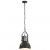 Lampy sufitowe, 2 szt., szare, okrągłe, E27