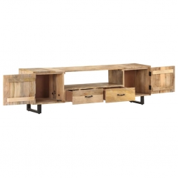 Szafka pod telewizor, 160x30x45 cm, lite drewno mango