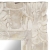 Lustro z białą ramą z litego drewna mango, 50 x 50 cm