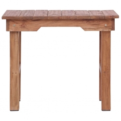 Stolik, 70 x 35 x 60 cm, lite drewno mahoniowe