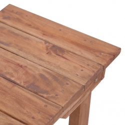 Stolik, 70 x 35 x 60 cm, lite drewno mahoniowe