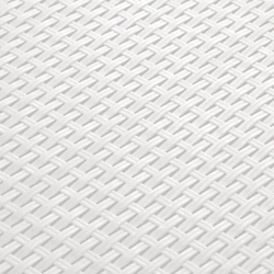 Skrzynia ogrodowa, 60x54x41 cm, biała, rattan PP