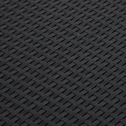 Skrzynia ogrodowa, 60x54x41 cm, grafitowa, rattan PP