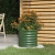 Donica ogrodowa z malowanej proszkowo stali, 40x40x36 cm