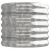 Donica ogrodowa, malowana proszkowo stal, 114x40x36 cm, srebrna