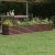 Donica ogrodowa z malowanej proszkowo stali, 260x40x36 cm, brąz