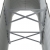 Donica ogrodowa, malowana proszkowo stal, 114x40x68 cm, szara