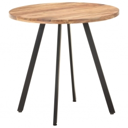 Stół jadalniany, 80 cm, lite drewno akacjowe