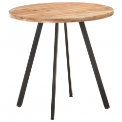 Stół jadalniany, 80 cm, lite drewno akacjowe