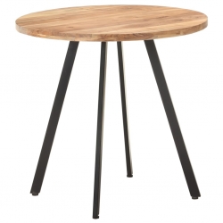 Stół jadalniany, 80 cm, lite drewno akacjowe