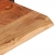 Półki ścienne, 2 szt, 100x24x35 cm, lite drewno akacjowe i stal