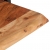 Półki ścienne, 2 szt., 60x25x35 cm, lite drewno akacjowe i stal