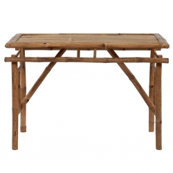 Składany stół ogrodowy, 115x50x75 cm, bambusowy