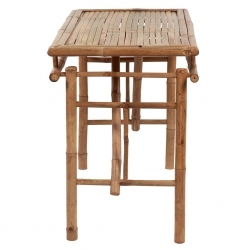 Składany stół ogrodowy, 115x50x75 cm, bambusowy