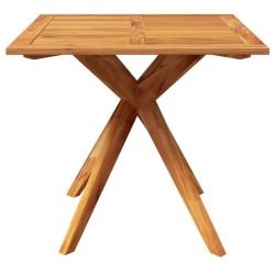 Stół ogrodowy, 85x85x75 cm, lite drewno akacjowe