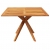 Stół ogrodowy, 110x110x75 cm, lite drewno akacjowe