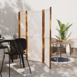 Parawan 5-panelowy, kremowy, 350 x 180 cm