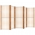 Parawan 5-panelowy, kremowy, 350 x 180 cm