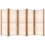 Parawan 5-panelowy, kremowy, 350 x 180 cm