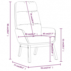 Krzesło wypoczynkowe, brązowe, obite tkaniną