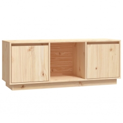 Szafka pod telewizor, 110,5x35x44 cm, lite drewno sosnowe