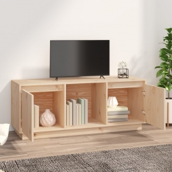 Szafka pod telewizor, 110,5x35x44 cm, lite drewno sosnowe