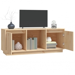 Szafka pod telewizor, 110,5x35x44 cm, lite drewno sosnowe