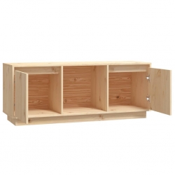 Szafka pod telewizor, 110,5x35x44 cm, lite drewno sosnowe