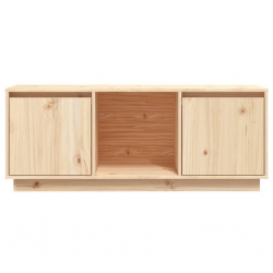 Szafka pod telewizor, 110,5x35x44 cm, lite drewno sosnowe