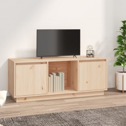 Szafka pod telewizor, 110,5x35x44 cm, lite drewno sosnowe