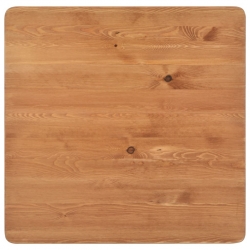 Stolik barowy, czarny, 60x60x108 cm, lite drewno sosnowe i stal