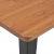 Stolik barowy, czarny, 60x60x108 cm, lite drewno sosnowe i stal