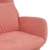 Fotel wypoczynkowy, różowy, obity aksamitem