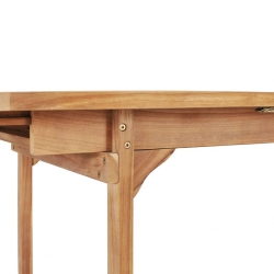 7-cz. zestaw mebli do ogrodu, 150-200x100x75 cm, drewno tekowe